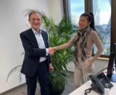 Mit Dr. von Au, Pr&auml;sident&nbsp;des Verwaltungsrates Clariant